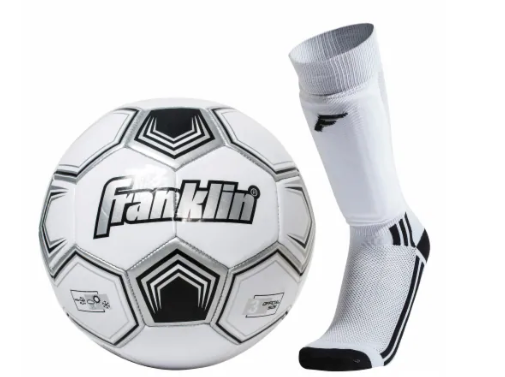 Franklin Size 3 Soccer Starter Set - Youth - White/Black