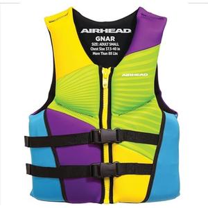 Airhead Gnar Kwick-Dry Neolite Flex Type III Life Jacket, US Coast Guard Approved, Secure Fit, Youth/Adult Small