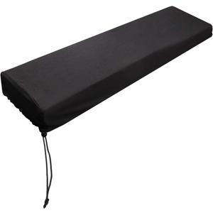 Piano Keyboard Dust Cover For 61/76/88 Keys- Electric/Digital Piano Stretchable Protective Keyboard Cover, Elastic Cord Locking Clasp, Machine Washable (61-76 Keys)