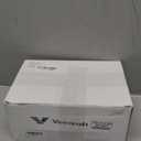 100 Pcs 2025 Christmas Clear Round Frame Ornaments with Red Ribbon, Acrylic Blank Round Photo Frame Bulk, Hanging Photo Ornaments for Christmas Tree Decoration (Classic Style)