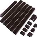 LyPrem 10Ft Mini Split Line Set Cover 3" PVC Line Cover Kit for Mini Split and Central Air Conditioner & Heat Pump(Brown)