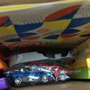 aotipol Montessori Toys for 2 3 Year Old Boy Girl, Car Ramp Toy Includes 12 Cars & 4 Spinning Tops, Race Car Track Toddler Toys for Age 2-4, Baby Boy Girl Kid Birthday Gift for 18+ Month, Hollow Track