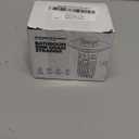 Bathroom Sink Stopper - 2Pcs Bathroom Sink Drain Strainer with Removable Strainer Basket Hair Catcher for US Standard Bathroom Sink, Drain Plug Filter Replacement, Silver