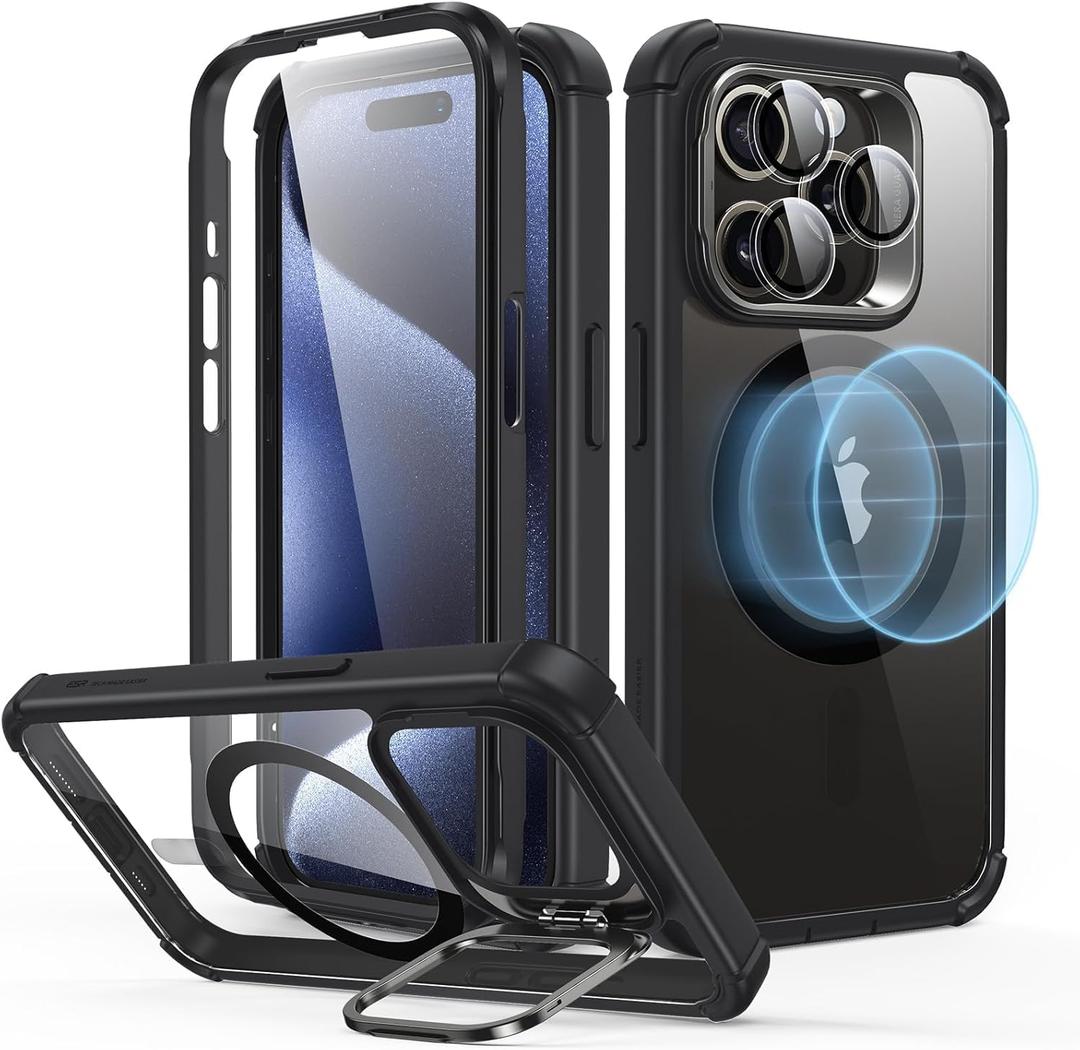 ESR for iPhone 14 Pro Max Case Flex Stand, Fit for Magsafe, Clear Black