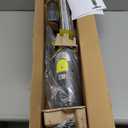 Shark VACMOP Cordless Hard Floor Cleaner, Vacuum and Spray Mop, Powerful Suction, Lightweight, LED Headlights, Includes 4 Disposable Pads, 12oz Multi-surface Cleaning Solution, Gray, VM252