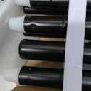 Double Curtain Rods 32 to 58 Inches, HOTOZON Blackout Double Curtain Rods for Windows 20 to 54 Inches (1.6-4.5 ft), 6/8 Inches Wrap Around Room Darkening Telescoping Drapery Rod, Black