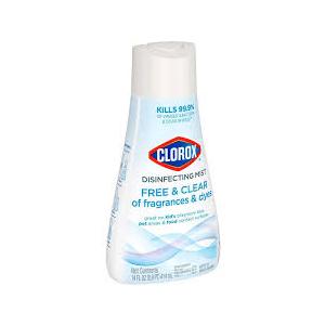 Clorox Free & Clear Disinfecting Mist, Household Essentials, 1 Refill, 14 Fl Oz Each