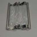 Stainless Steel Over Door Towel Rack Bar Holders for Universal Fit on Over Cabinet Cupboard Doors 2 Pack (Sliver)