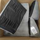 Dog Ramp for Stairs for Small & Senior Dogs and Cats  Non-Slip Stair Wedges for Dogs with Gentle Slope, Pet Ramp with Washable Cover & Self-Sticky Pads for Safe Climbing (Gray, 2 Pack)