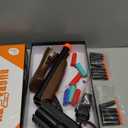 Double Barrel Toy Shotgun with Soft Bullets - Realistic Foam Blaster Gun for Kids, Sniper Rifle with Scope & Safe Rubber Bullets - Boys Outdoor Toys for Ages 6-12 (Brown)