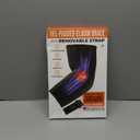 DR. BRACE Elite Elbow Brace Support, Breathable Elbow Compression Sleeve with Gel Pad for Golfer's, Tennis Elbow & Tendonitis Treatment & Pain Relief 2024 (Black, X-Large)