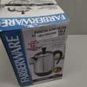 Farberware Electric Coffee Percolator, Stainless Steel Basket, Automatic Keep Warm, No-Drip Spout, 8 Cup