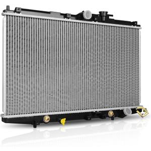 DWVO Radiator Complete Radiator Compatible with 1998-2002 Accord 2.3L ENG F23A1/A4/A5 19010PAAA51 19010PAAA53 19010PAAA03