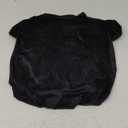 H.VERSAILTEX Stretch Velvet T Cushion Chair Covers for Living Room Armchair Sofa Cover Couch Cover Slipcover T Cushion Seat Cover Stay with Elastic Bands (Armchair, Black)