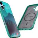 Smartish iPhone 17 MagSafe Case - Gripmunk Magnetic Slim Case [Lightweight + Protective] Thin Grip Cover with Microfiber Lining for Apple iPhone 17 - Moving Mountains