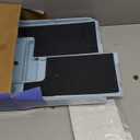 Dog Nail File Toy with 2 Dog Treat Puzzle, Interactive Dog Enrichment Toys for IQ Training, Dog Scratch Pad for Nails, Slow Feeder and 2 Level in 1 Dog Puzzle,Double Non-Slip Design(Blue)