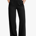 Yoga Pants Women Wide Leg Pants High Waist Stretch Dress Casual Sweatpants Lounge Pants with Pockets XL