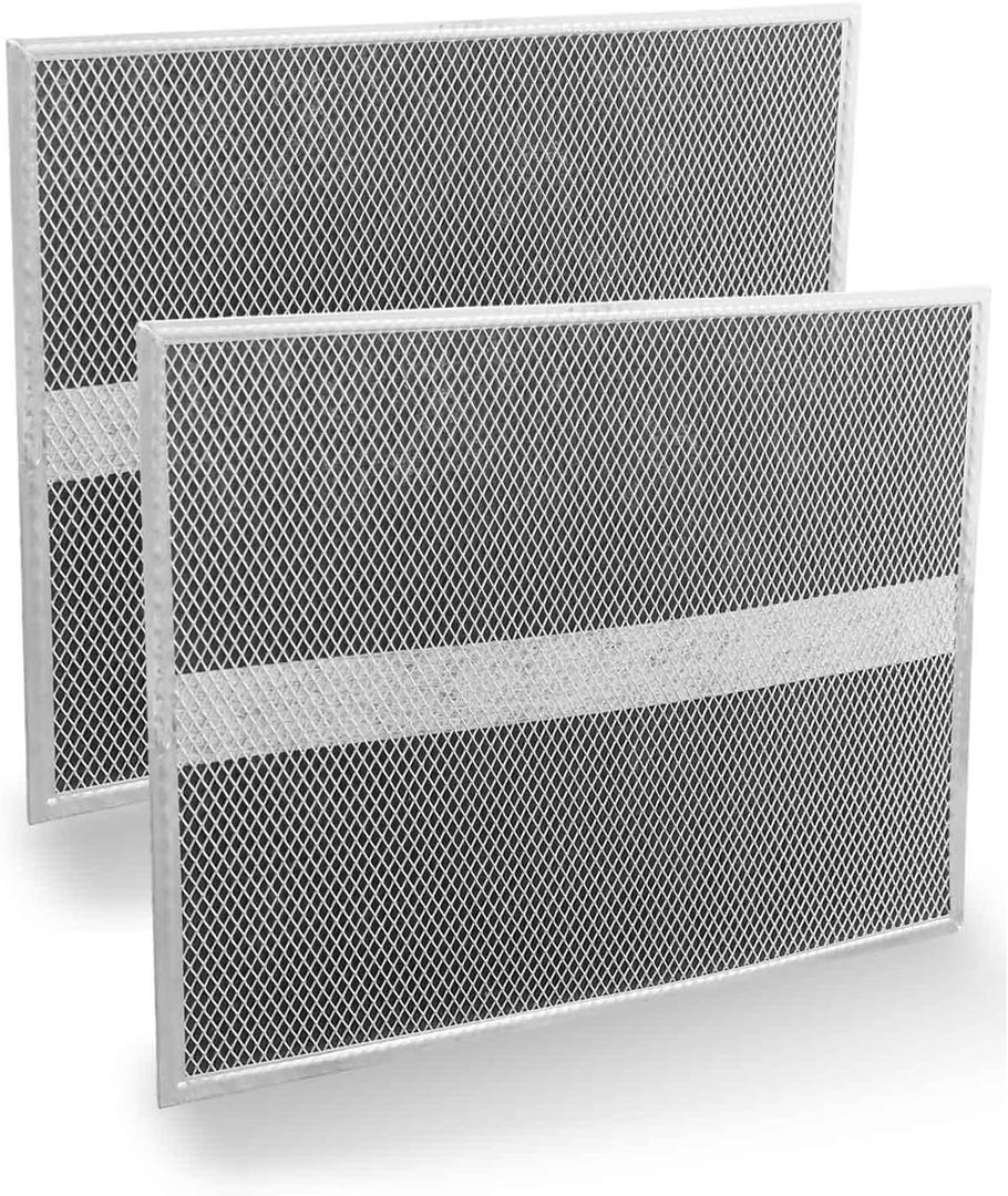 2 x S97020466 HPF30 Range Hood Non-Ducted Filter Replacement Fit for Broan Series, Charcoal Filter Type XC, Traps Odors and Grease, 2PCS