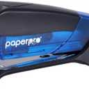 PaperPro Compact Classic Desktop Stapler, 15 Sheet Capacity, No Effort, One Finger, 80% Easier Stapling, Blue 3 Pack