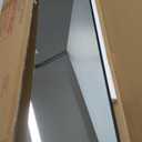 SCWF-GZ 47x14 Mirror Full Length Back Door Hanging or Wall Mounted Aluminum Metal Frame Arch Mirrors for Entryway Bedroom Bathroom Dressing Living Room 47 14 inch Black