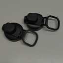 Auto Flip Lid Replacement for Nalgene 32 oz 53mm Wide Mouth Bottles, 32 oz Wide Mouth Lid for Nalgene Accessories, Replacement Cap with Handle, Black