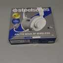 SteelSeries Arctis Nova 3P Wireless MultiPlatform Gaming Headset  Mobile App Control  40 Hours Battery Life  Magnetic Drives in Neodymium  2.4GHz/Bluetooth  PS5, PS4, PC, Switch White