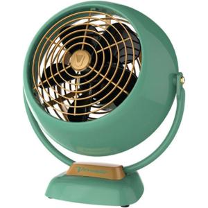 CR1-0224-17 VFan Junior Vintage Air Circulator, Green Metal - Quantity 2