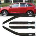4pcs Original Shatterproof Side Window Wind Deflectors for Edge/MKX 07-15,Outside Mount Rain Guard Sets,Window Visors for Cars,Vent Deflector for 2007-2014 Ford Edge 2007-2015 Lincoln MKX 94141