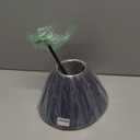 Aspen Creative 59175, Empire Uno Lamp Shade, Stone Blue, 4" Top x 10" Bottom x 7" Slant Height, Slip UNO 33mm