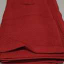 Homaxy 100% Cotton Kitchen Towels and Dishcloths Set, 12 x 12 Inches and 13 x 28 Inches, Set of 6 Bulk Kitchen Towels Set, Ultra Soft Absorbent Dish Cloths for Washing Dishes, Red