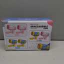 2 Bubble Gun with 2 Bottles Refill Solution for Kids, 40-Hole Light Up Bubble Machine for Toddlers 1-3, Pink Bubble Blaster Maker, Party Favors Toys for Boys Girls 4-8 Birthday Gifts