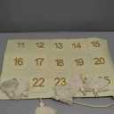 Christmas Countdown Advent Calendar with Pockets,Christmas Picture Countdown Board,Photo Advent Calendar- Advent Calendars for Kids Chocolate & Candy