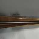 Amazon Basics No Drill Spring Tension Curtain Rod, Adjustable Extra Long 78-108" Width, Nickel, Classic Finial