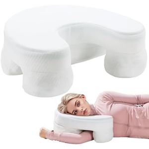 ROYALAY Side Sleeper Pillow with Arm Hole, Adjustable Shoulder Pillow for Side Sleepers, Memory Foam Arm Pillows for Adults, Ergonomic Side Sleeper Pillow for Shoulder Pain