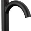 Delta Nicoli Matte Black/ Brushed Gold Bathroom Faucet 1 Hole, Single Hole Bathroom Sink Faucet for Vanity, Push-Pop Drain Assembly, Matte Black/ Champagne Bronze 15749LF-GZ