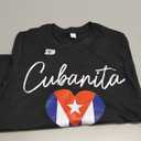 Cubanita Cuban Flag Heart Pride Girl T-Shirt