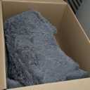 Ultra Soft Rug for Living Room, 6X9 Fluffy Shag Area Rug for Bedroom, Modern Shaggy Carpets Fuzzy Rug for Teens Dorm Nursery Home Decor Aesthetic, Upgrade Anti-Skid Durable, Grey