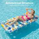 Stonful 3 Pack Inflatable Pool Float Mat, Giant Pool Floats Adult Size with Headrest, Lake Float Raft Water Lounger, Multi-Purpose Swimming Pool Floats for Pool Party, Summertime Beach