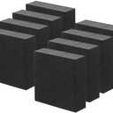 Milisten 9pcs Non-slip Furniture Risers for Bed Couch and Cabinet Heavy Duty Leg Pads for Stability Easy Installation and Ground Protection