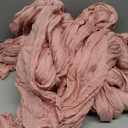 6 Pack Cheesecloth Table Runner 9ft,17 x 108 inch Gauze Table Runner Rustic Romantic Wedding Runner for Wedding Bridal Shower Fall Decoration,Light Blue (14x108-Dusty Pink)