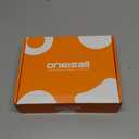 oneisall Cordless Horse Clippers,Low Noise 2 Speed Grooming Clippers,Horse Trimmer Shaver Kit for Matted Long Hair,Detachable Stainless Steel Blade Grooming Kit for Thick Coat (Gold)