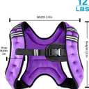 Henkelion Weighted Vest Weight Vest for Men Women Kids Weights Included, Body Weight Vests Adjustable for Running, Training Workout, Jogging, Walking