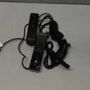 Motion Plus Wii Controllers 2Packs with Nunchucks, Wii Remote Controllers Compatible for wii and Wii U with Built in Motion Plus (2 Black)