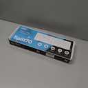 EPOMAKER Split70 Wireless Ergonomic Keyboard with QMK/VIA and Knob, Mechanical Gaming Keyboard with RGB, Hot-Swap, Creamy Linear Switch, PBT Keycap, Mac Modifier, Gasket, 70% Split Layout (Black)