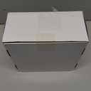 ABHOME 4 Piece Bathroom Accessory Set Ceramic White with Gold Marble Texture Modern - Soap Dish, Liquid Soap Dispenser, Toothbrush Tumbler Cup (White)