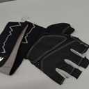 MhIL Workout Gloves for Men Comfortable Gym Gloves for Men with Enhanced Grip for Safety and Hand Protection Weight Lifting Protection with Wrist Wraps Support for Performance Boost and Style (Black, Large: 8.1 - 8.6)