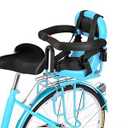 Kid's Bike seat Rear Child Carrier Bike Chair for Bicycle Kids seat for Children, Kids Rear Mount Bike seat, Rear Frame Mounted child Bike Seats Kids , Toddler Bike Seat for Children 3~6 Years Blue
