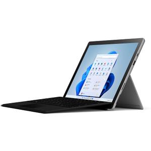 Microsoft - Surface Pro 7+ - 12.3” Touch Screen – Intel Core i5 – 8GB Memory – 128GB SSD with Black Type Cover (Latest Model) - Platinum