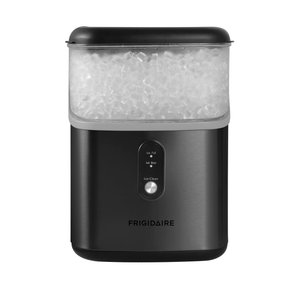 Frigidaire 33 lbs. Countertop Nugget Ice Maker, Self-Cleaning Ice Machine with Touch Controls, Black Stainless Steel