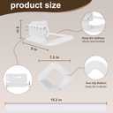 Lock Bed Sheet Straps Holder with Adjustable Height Position, Upgraded Open Corner Holders Keep Sheets Firm & Tight, No More Loose Sheets, Easy Installation (White)